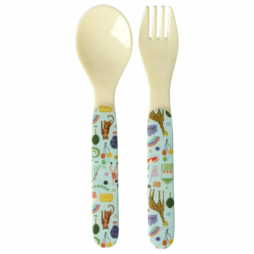 Outlet Couverts en mélamine Fun Fair | Premiers Repas|Puériculture