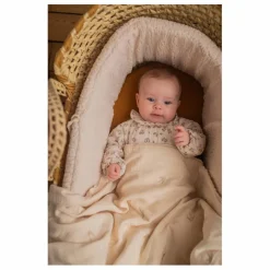 Discount Couverture brodée hirondelles en gaze de coton Couvertures Et Plaids|Cadeau De Naissance