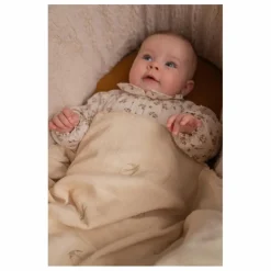 Discount Couverture brodée hirondelles en gaze de coton Couvertures Et Plaids|Cadeau De Naissance