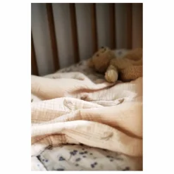 Discount Couverture brodée hirondelles en gaze de coton Couvertures Et Plaids|Cadeau De Naissance