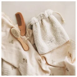 Discount Couverture brodée trèfles en gaze de coton Couvertures Et Plaids|Cadeau De Naissance