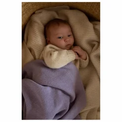 Online Couverture Gust Laine Mérinos | Lilas Couvertures Et Plaids|Linge De Lit Bébé