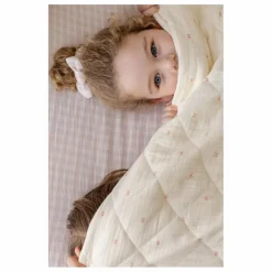 Couverture matelassée Ribbon en coton bio | Couvertures Et Plaids|Linge De Lit Bébé