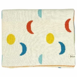 Couverture Moon Phases Coton Bio | Enfant Linge De Lit Enfant