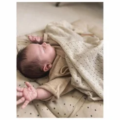 Couverture Pointelle Cachemire Bio | Couvertures Et Plaids|Cadeau De Naissance