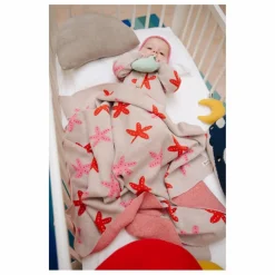 Hot Couverture Starfish Dance Coton Bio | Enfant Linge De Lit Enfant