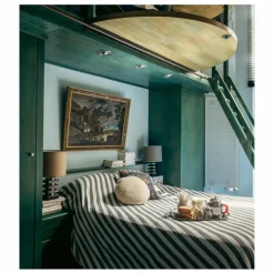 Online Couvre lit Monastico en coton à rayures | Linge De Lit