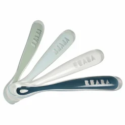 Clearance Cuillère 1er âge soft en silicone - Lot de 4 Premiers Repas|Puériculture