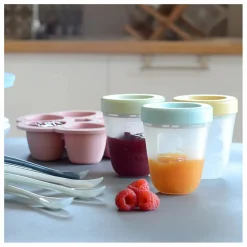 Clearance Cuillère 1er âge soft en silicone - Lot de 4 Premiers Repas|Puériculture