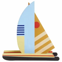 New Décoration à poser Catamaran Halfmoon Enfant Décoration Murale|Déco Murale Enfant