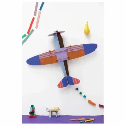 New Décoration murale Avion à hélices Enfant Décoration Murale|Déco Murale Enfant