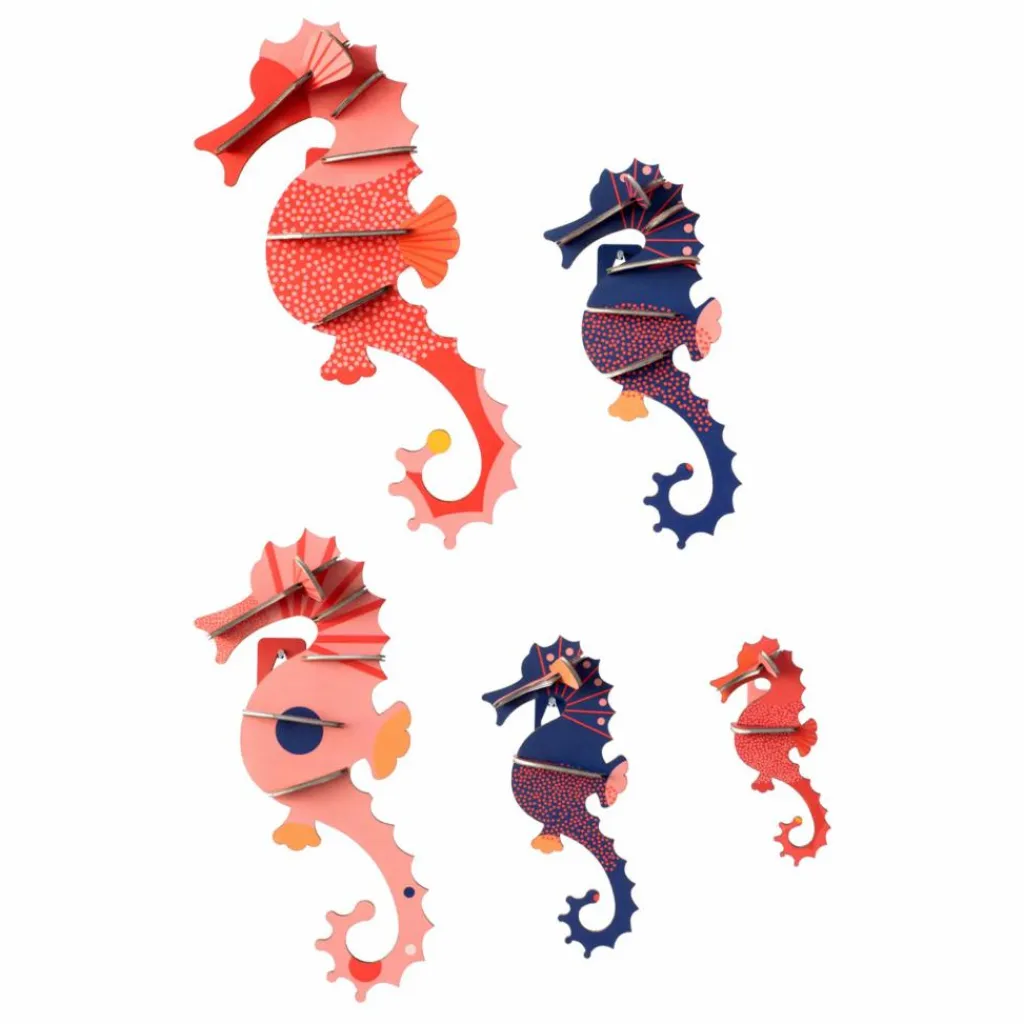 Discount Décoration murale Hippocampes - Set de 5 Enfant Décoration Murale|Déco Murale Enfant