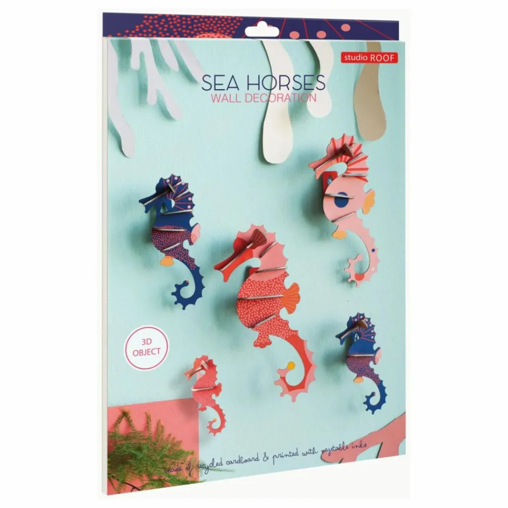 Discount Décoration murale Hippocampes - Set de 5 Enfant Décoration Murale|Déco Murale Enfant