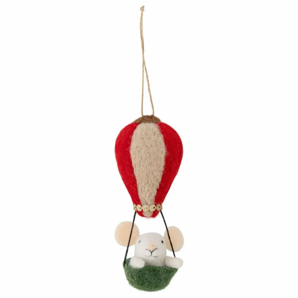 Sale Décoration souris Peo en laine à suspendre | Enfant Décoration De Fête