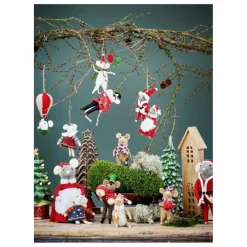 Sale Décoration souris Peo en laine à suspendre | Enfant Décoration De Fête