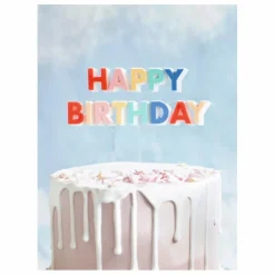 Clearance Décorations de gâteau d'anniversaire Happy Birthday Enfant Décoration De Fête