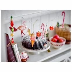 Hot Décorations de Noël Finka en verre - Lot de 5 | Enfant Décoration De Fête