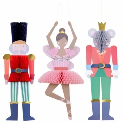 New Décorations géantes à suspendre Casse Noisette - Lot de 3 Enfant Décoration De Fête