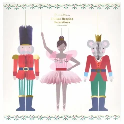 New Décorations géantes à suspendre Casse Noisette - Lot de 3 Enfant Décoration De Fête
