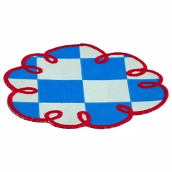 Best Dessous de verre vichy Dama Azzurro - Set de 2 | Art De La Table