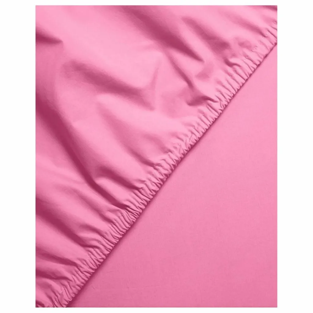 New Drap-housse en percale organique - Pink Candy | Enfant Linge De Lit Enfant|Linge De Lit