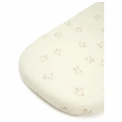 Drap-housse pour berceau Wabi-Sabi Hoshi Birds | Linge De Lit Bébé|Linge De Lit Bébé