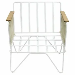 Clearance Fauteuil Croisette blanc epoxy, velours | Canapés, Fauteuils