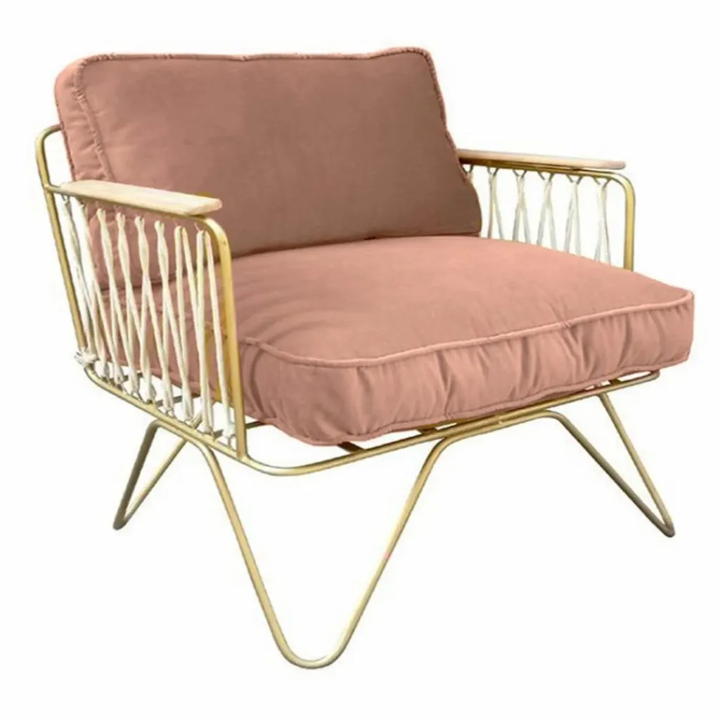 Online Fauteuil Croisette doré mat epoxy, velours | Canapés, Fauteuils