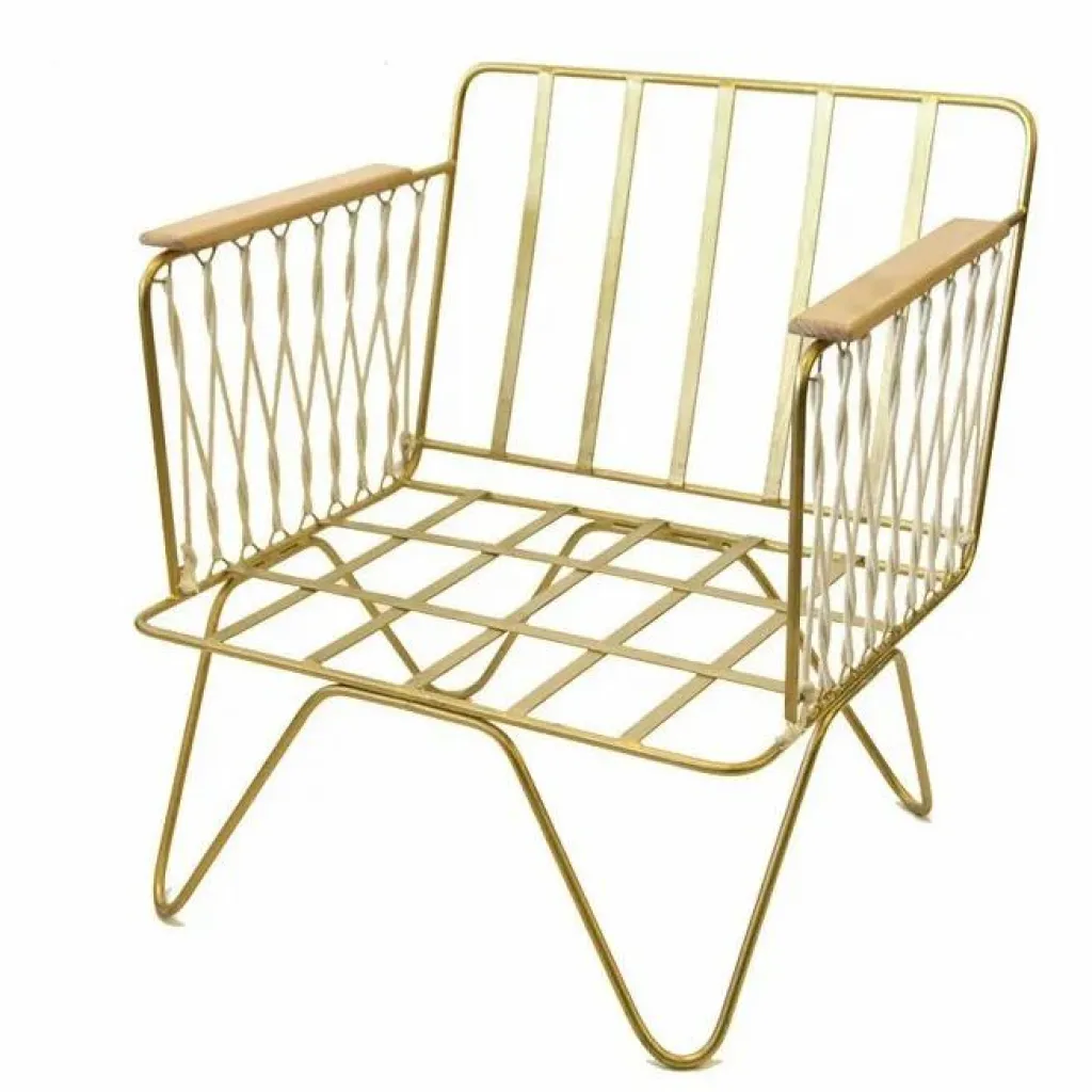 Clearance Fauteuil Croisette doré mat epoxy, velours | Canapés, Fauteuils