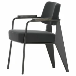 Discount Fauteuil Direction, piétement noir foncé- Jean Prouvé | Chaises, Tabourets, Bancs