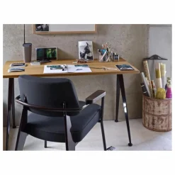 Discount Fauteuil Direction, piétement noir foncé- Jean Prouvé | Chaises, Tabourets, Bancs