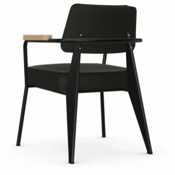 Sale Fauteuil Direction, piétement noir foncé- Jean Prouvé | Chaises, Tabourets, Bancs