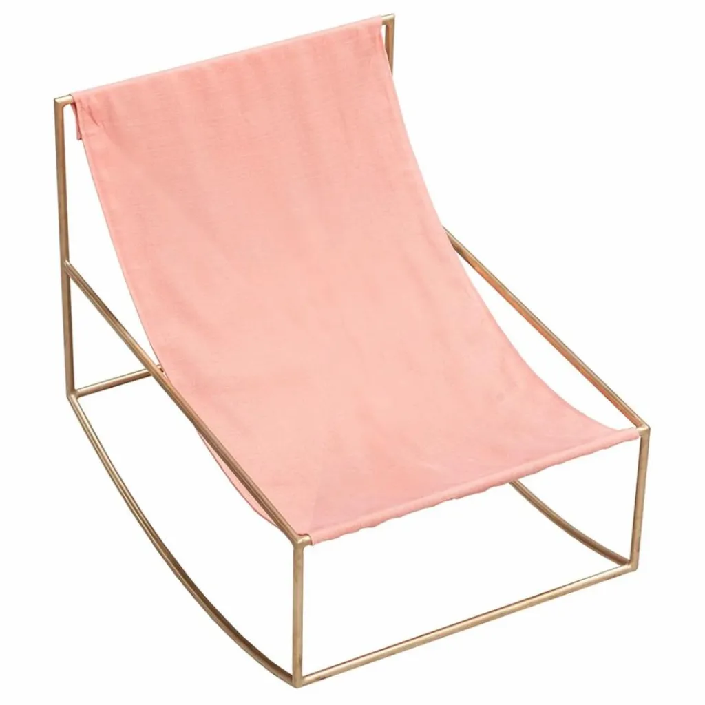 New Fauteuil en lin Rocking Chair Canapés, Fauteuils