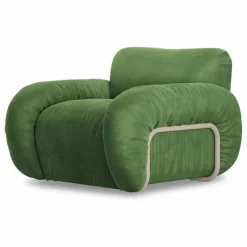 Online Fauteuil lounge en velours Arc | Canapés, Fauteuils