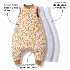 Hot Gigoteuse à pieds multi-saisons réversible Ourson | Gigoteuses, Tours De Lit|Gigoteuses, Emmaillotage