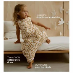 Hot Gigoteuse à pieds multi-saisons réversible Ourson | Gigoteuses, Tours De Lit|Gigoteuses, Emmaillotage