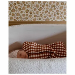 Hot Gigoteuse d'emmaillotage en coton bio Vichy | Gigoteuses, Tours De Lit|Gigoteuses, Emmaillotage