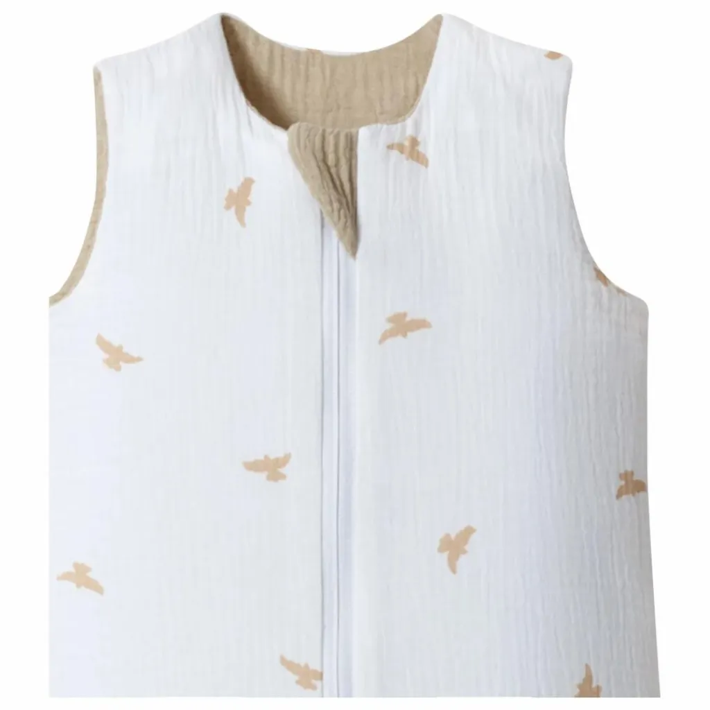 Gigoteuse multi-saisons réversible en double gaze de coton | Gigoteuses, Tours De Lit|Gigoteuses, Emmaillotage