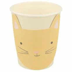 Gobelets Chat pastel - Set de 8 Enfant Décoration De Fête
