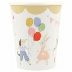 Discount Gobelets d'anniversaire Animal Friends - Set de 8 Enfant Décoration De Fête