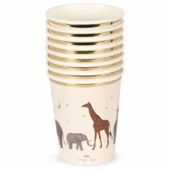 Gobelets en carton Safari Enfant Décoration De Fête