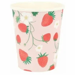 Sale Gobelets Fraise - Set de 8 Enfant Décoration De Fête