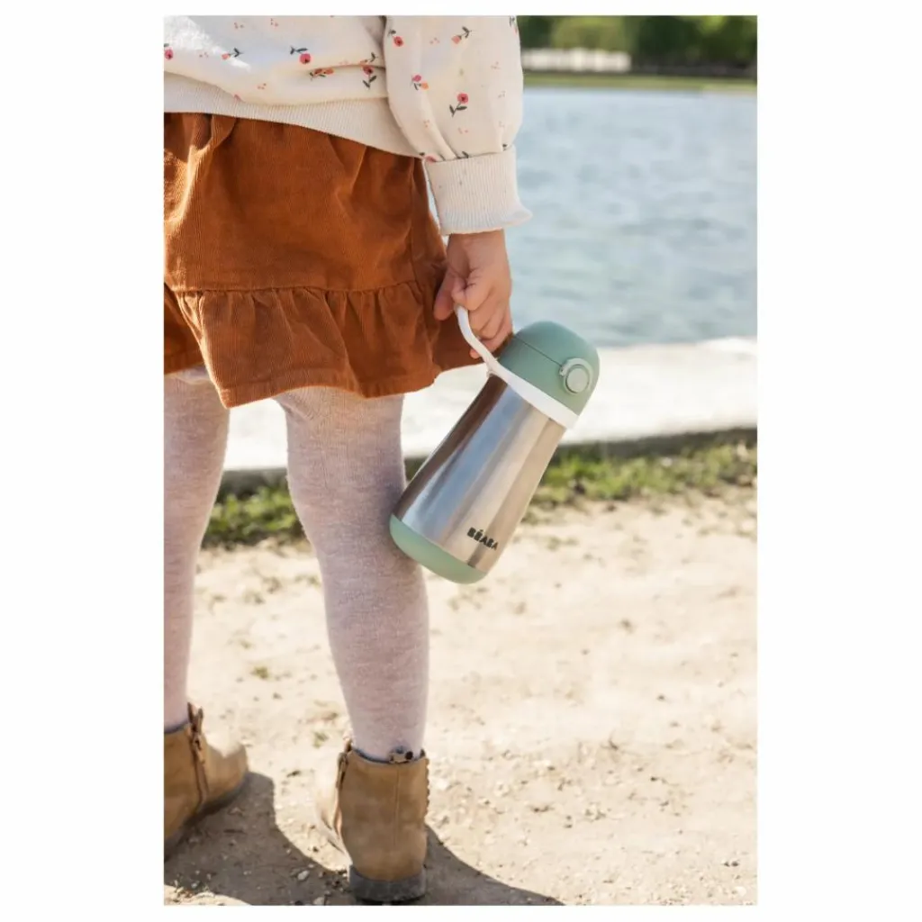 New Gourde en inox - 350 ml | Tasses Et Gobelets D'Apprentissage|Premiers Repas