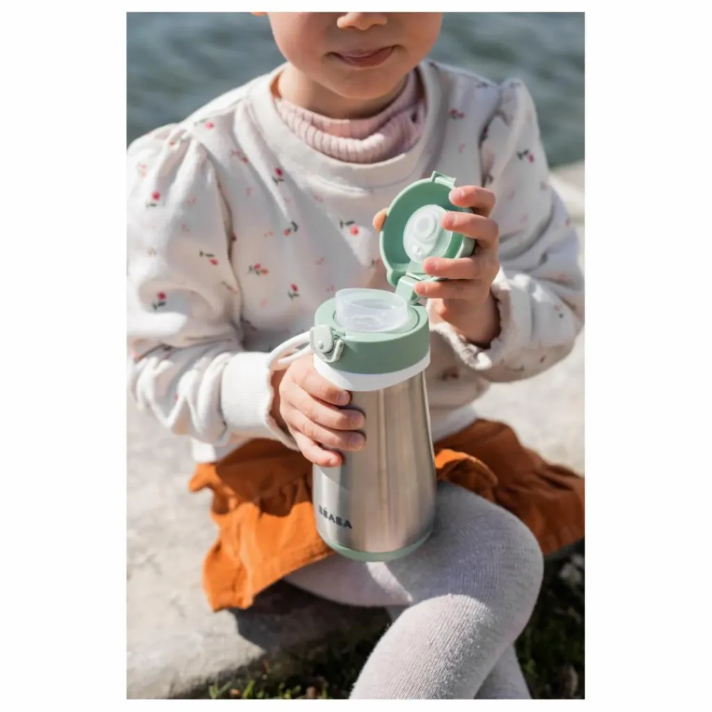 New Gourde en inox - 350 ml | Tasses Et Gobelets D'Apprentissage|Premiers Repas