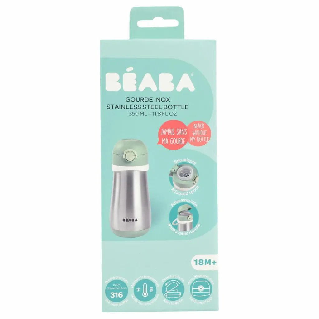 New Gourde en inox - 350 ml | Tasses Et Gobelets D'Apprentissage|Premiers Repas