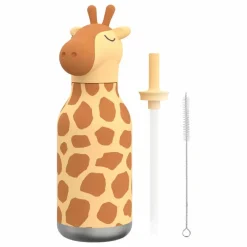Outlet Gourde en inox Girafe | Enfant Vaisselle Enfant