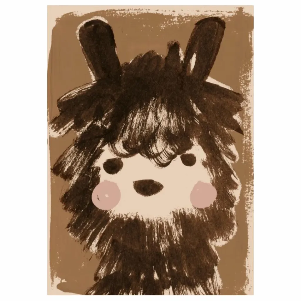 Online Grande affiche Alpaca Enfant Décoration Murale|Déco Murale Enfant