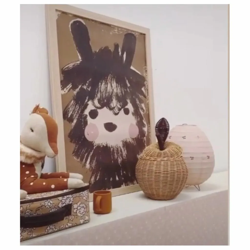 Online Grande affiche Alpaca Enfant Décoration Murale|Déco Murale Enfant