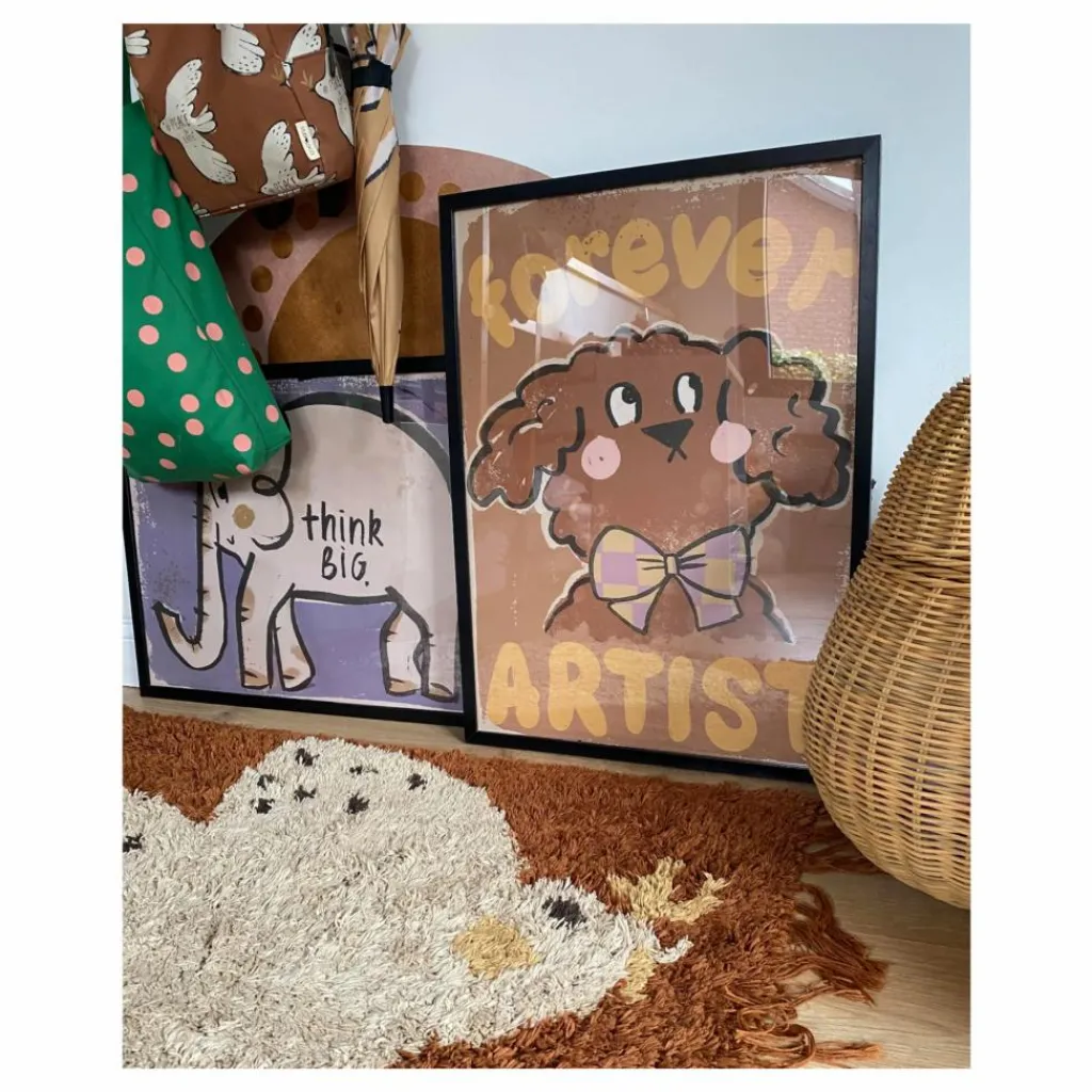 Online Grande affiche Chien Forever artist Enfant Décoration Murale|Déco Murale Enfant