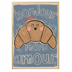 Discount Grande affiche Croissant | Enfant Décoration Murale|Déco Murale Enfant